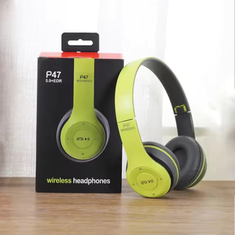 Headphones wireless blue tooth P47 earphone Foldable headset for mobile phone or computer audifonos P47 headphone